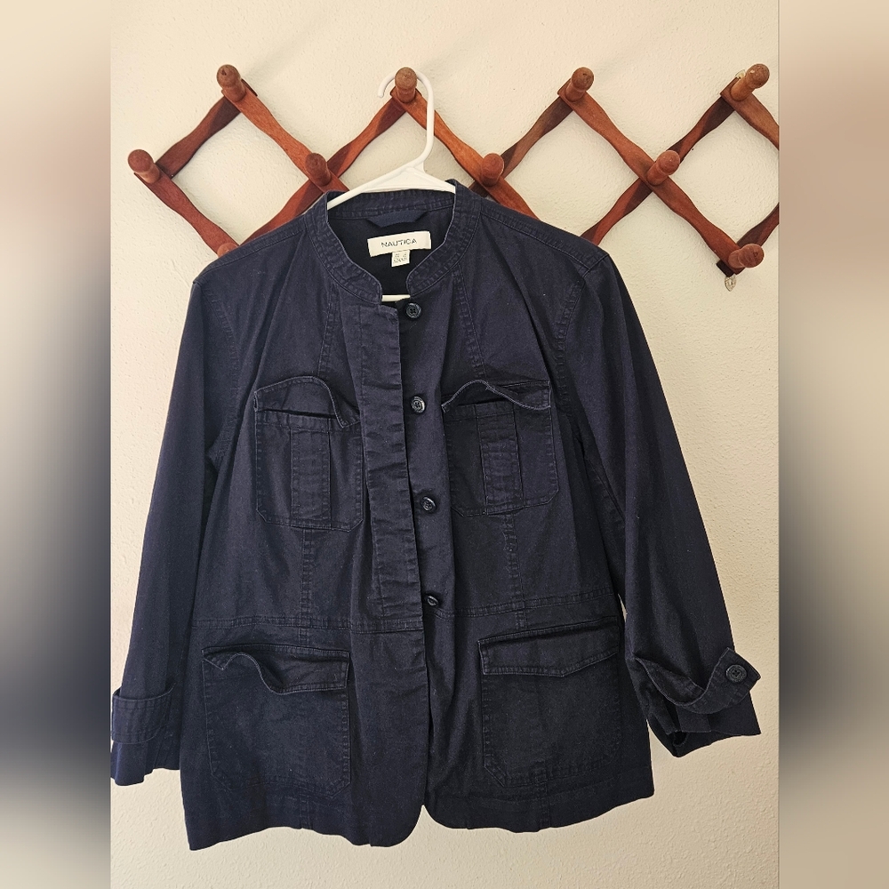 Blue Nautica Utility Jacket